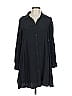 Amanda Uprichard 100% Silk Black 3/4 Sleeve Silk Top Size L - photo 1
