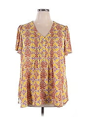 Rose + Olive Short Sleeve Blouse