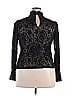 Unique Vintage Black Long Sleeve Blouse Size 2X - photo 2