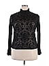Unique Vintage Black Long Sleeve Blouse Size 2X - photo 1