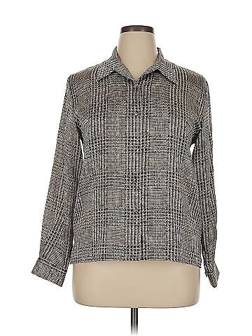 Ann Taylor Long Sleeve Silk Top (view 1)