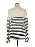 Naadam 100% Cashmere Stripes Ivory Cashmere Pullover Sweater Size XL - photo 2