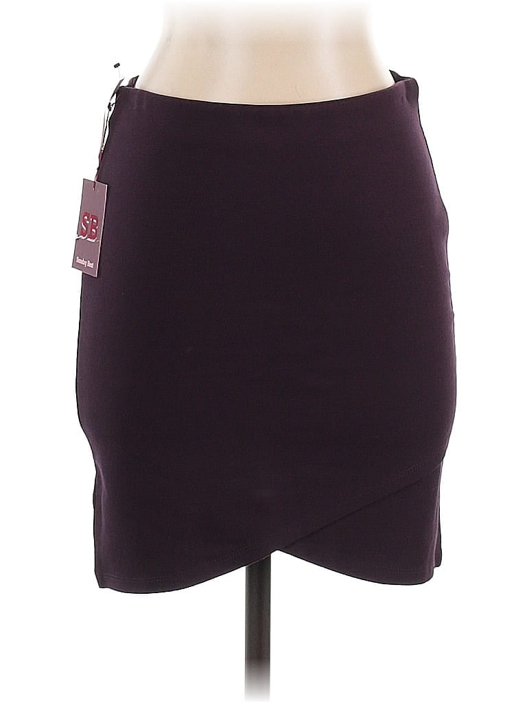 Pre-owned Sunday Best Casual Skirt In Purple