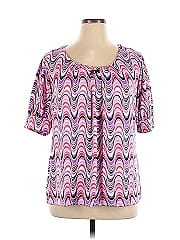 Notations Short Sleeve Blouse
