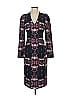 Black Halo Print Black Cocktail Dress Size 2 - photo 1