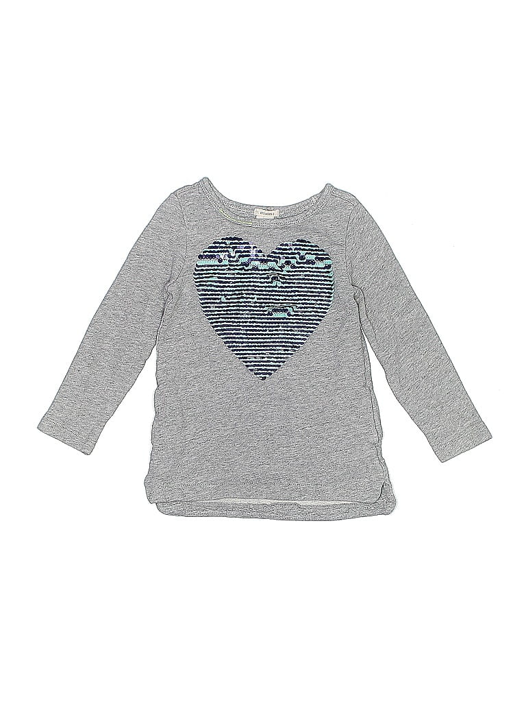Crewcuts 100% Cotton Silver Pullover Sweater Size 4 - photo 1