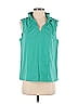 Marc New York Andrew Marc Green Sleeveless Blouse Size S - photo 1