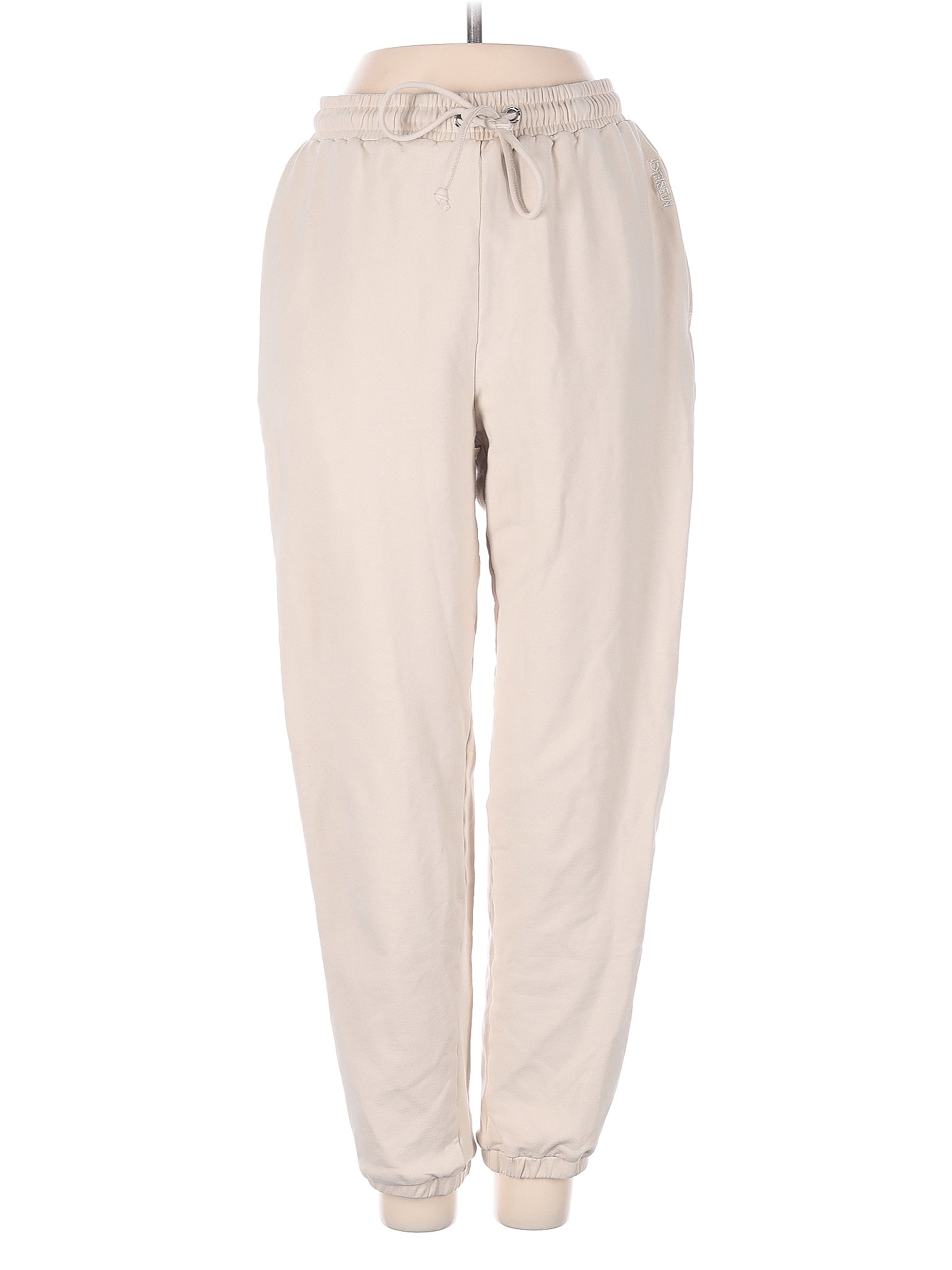 Meshki Solid Tan Sweatpants Size S