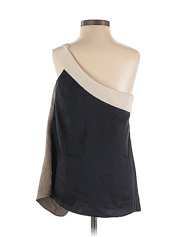 Black Halo Sleeveless Silk Top (view 2)