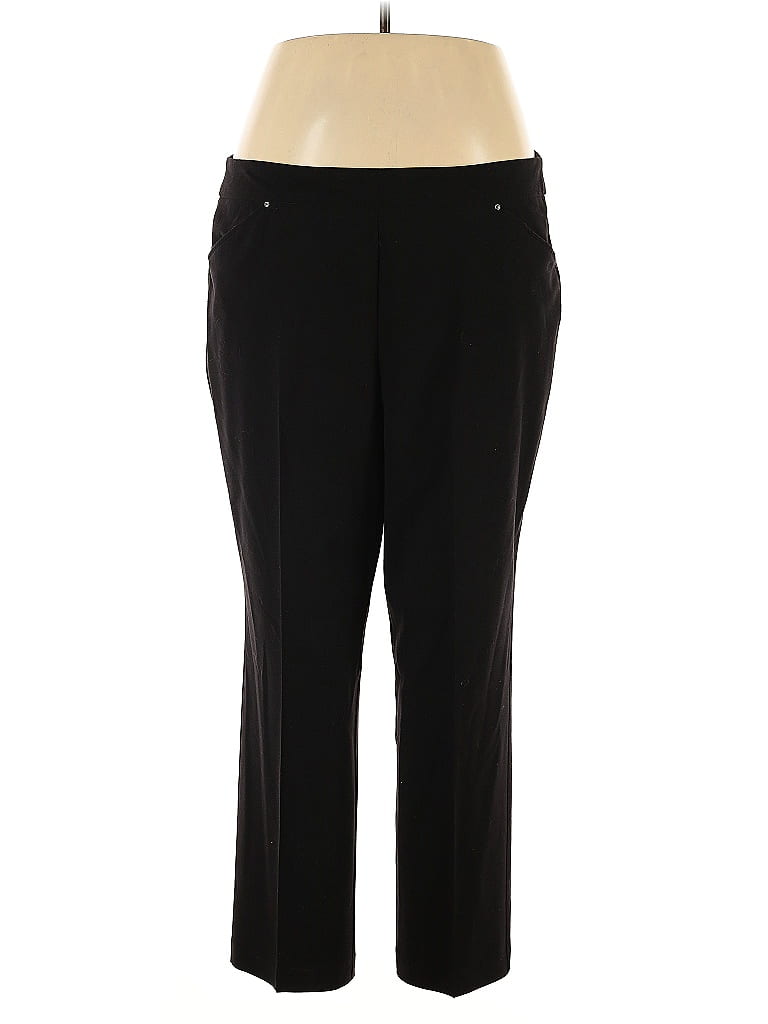 Pre-owned Roz & Ali Dress Pants In Black