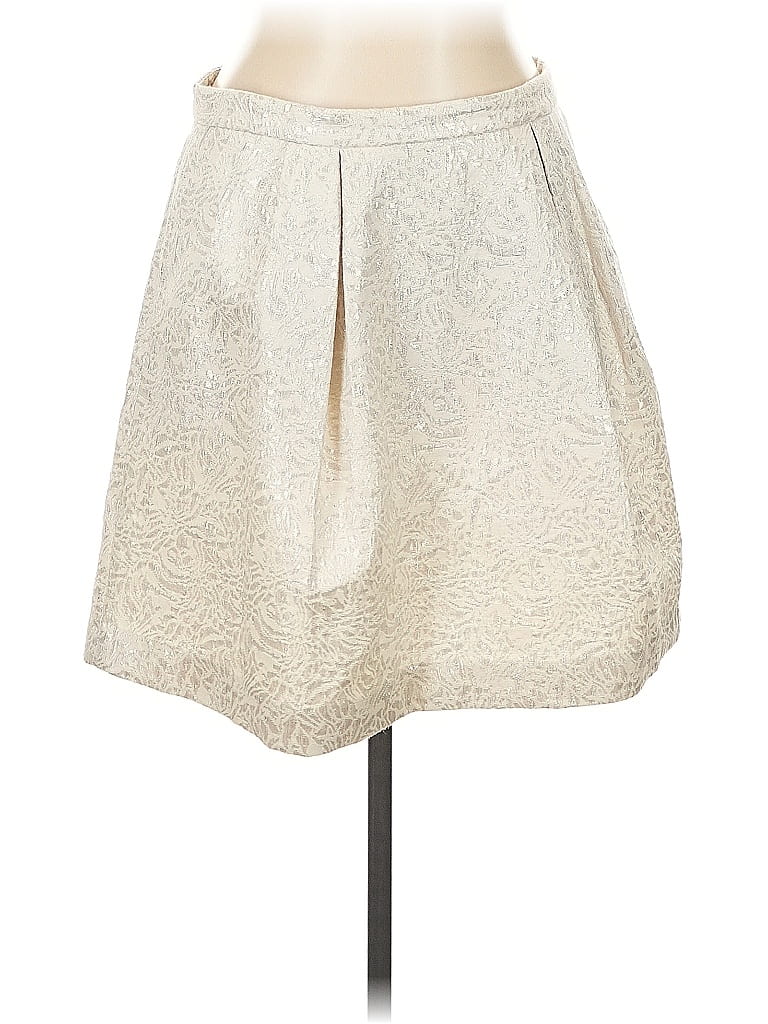 Pre-owned H&m Formal Skirt In White