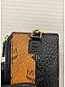 MCM Black Brown Leather Card Holder One size - photo 4