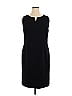 Jones Studio 100% Polyester Solid Black Cocktail Dress Size 14 - photo 1