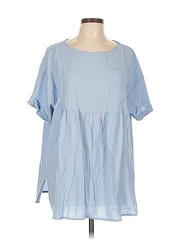 EXLURA Short Sleeve Blouse (view 1)
