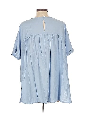 EXLURA Short Sleeve Blouse (view 2)
