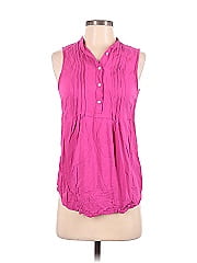 Fun2 Fun Sleeveless Button Down Shirt