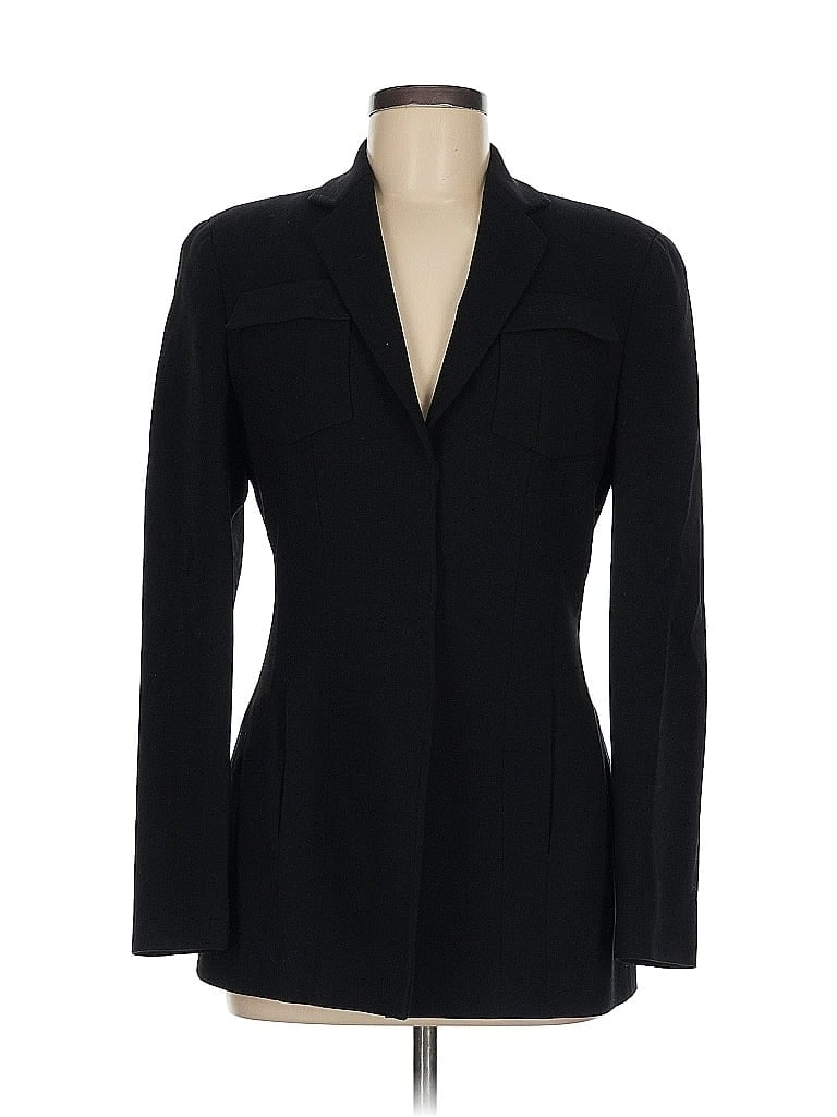 Giorgio Armani Black Wool Blazer Size EU 40 / US 10 - photo 1