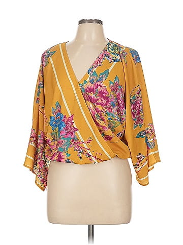 Flying Tomato 3/4 Sleeve Blouse (view 1)
