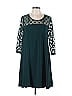 Nina Leonard Green Teal Casual Dress Size L - photo 1