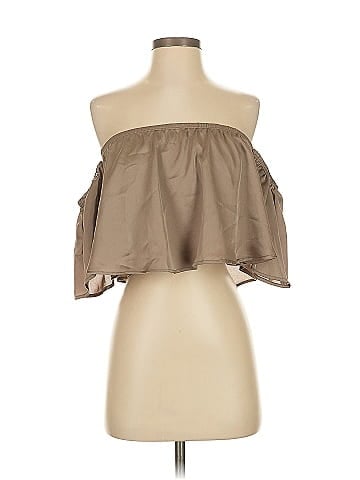 Blue Blush Short Sleeve Blouse (view 1)