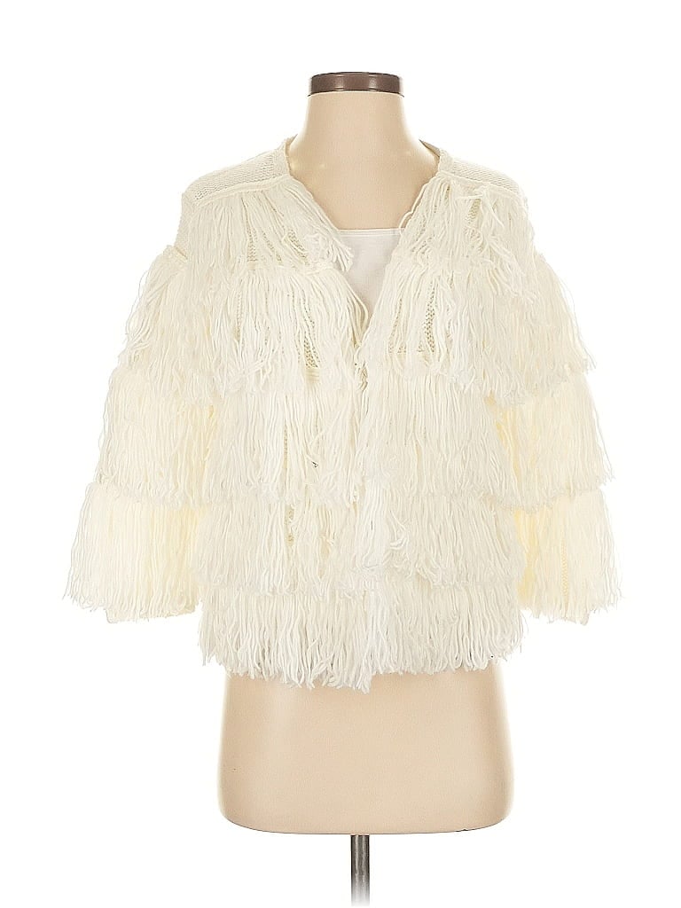 Pre-owned Divided By H&m Cardigan Sweater In White