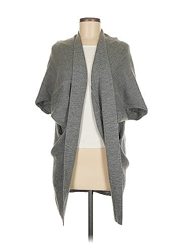 R | Label Wool Cardigan (view 1)