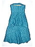 ML Monique Lhuillier Paisley Teal Blue Cocktail Dress Size 0 - photo 2