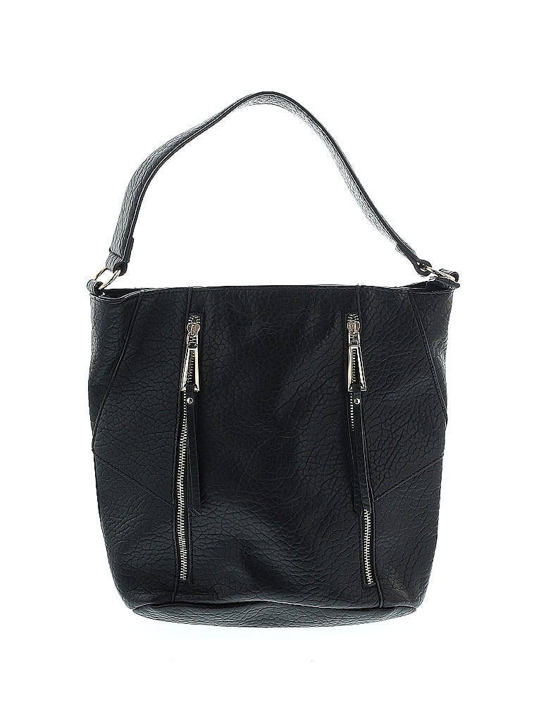 Jessica Simpson 100% Polyurethane Solid Black Satchel One size - photo 1