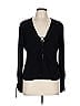 Armani Collezioni 100% Polyester Black Cardigan Size 12 - photo 1