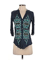 Tiny 3/4 Sleeve Button Down Shirt
