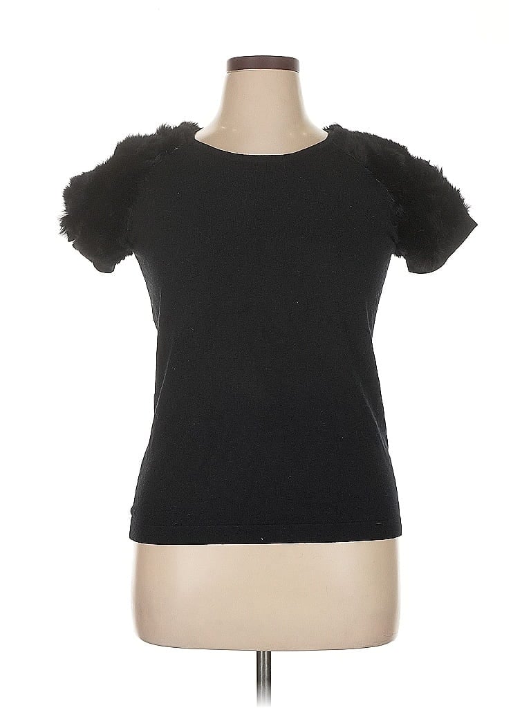 YAL New York Black Short Sleeve Top Size XL - photo 1
