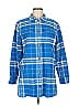 L.L.Bean Signature 100% Cotton Blue Fleece Size M - photo 1