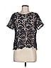 french corner Black Short Sleeve Blouse Size M - photo 1