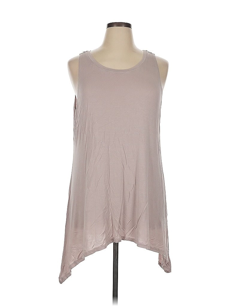 LOGO by Lori Goldstein Gray Casual Dress Size XL - photo 1