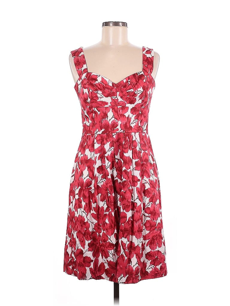 Donna Ricco Hearts Red Cocktail Dress Size 8 - photo 1
