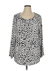 Susan Graver 3/4 Sleeve Blouse