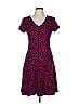 St. John Chevron-herringbone Blue Casual Dress Size 6 - photo 1