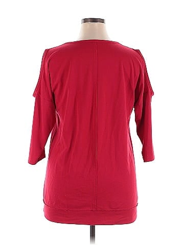 New York & Company 3/4 Sleeve T-Shirt (view 2)
