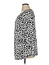 Susan Graver Silver 3/4 Sleeve Blouse Size XL - photo 5