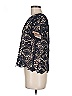 french corner Black Short Sleeve Blouse Size M - photo 5
