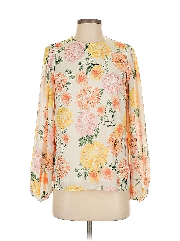 Yumi Kim 100% Polyester Orange 3/4 Sleeve Blouse Size XXS - photo 1
