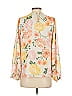 Yumi Kim 100% Polyester Orange 3/4 Sleeve Blouse Size XXS - photo 2