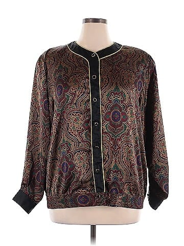 Elisabeth by Liz Claiborne Long Sleeve Blouse (view 1)