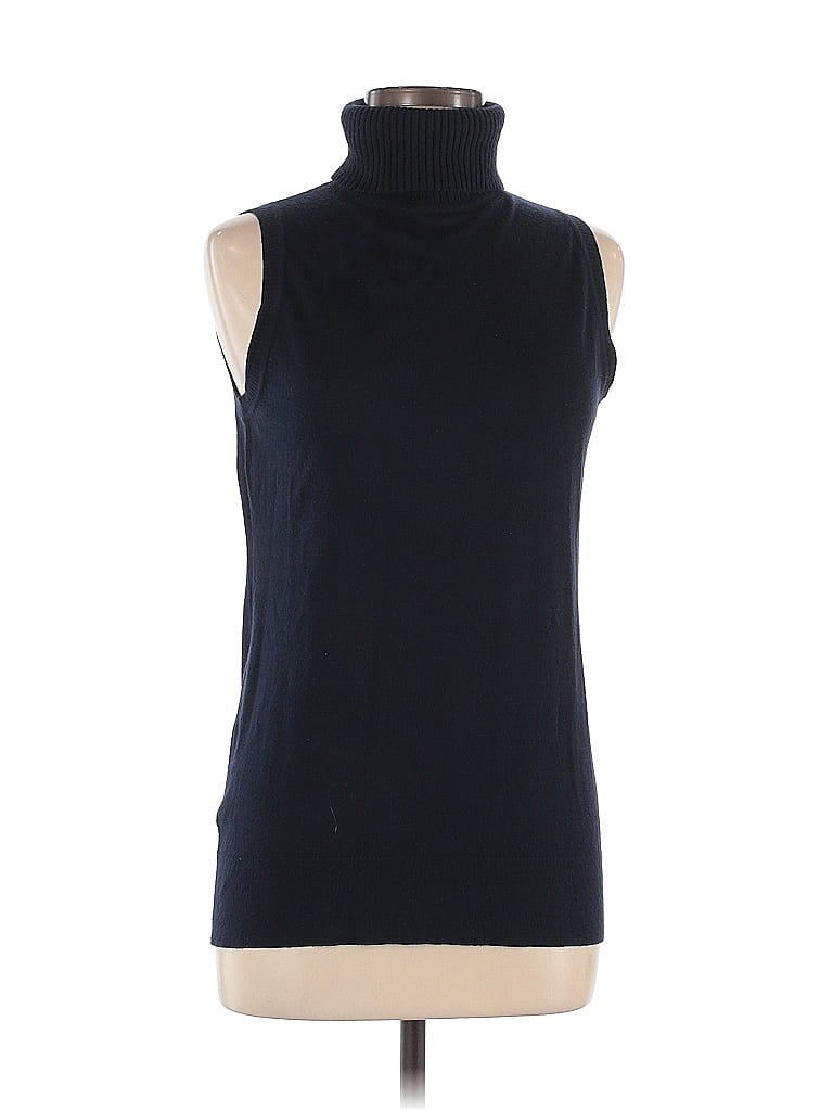 W by Worth Blue Turtleneck Sweater Size M - photo 1
