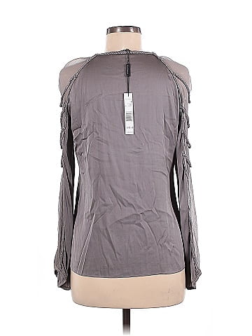 Elie Tahari Long Sleeve Silk Top (view 2)
