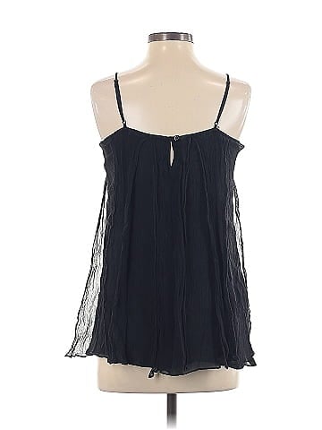 BCBGMAXAZRIA Sleeveless Silk Top (view 2)