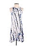 Veronica M. Tie-dye Blue Casual Dress Size S - photo 1