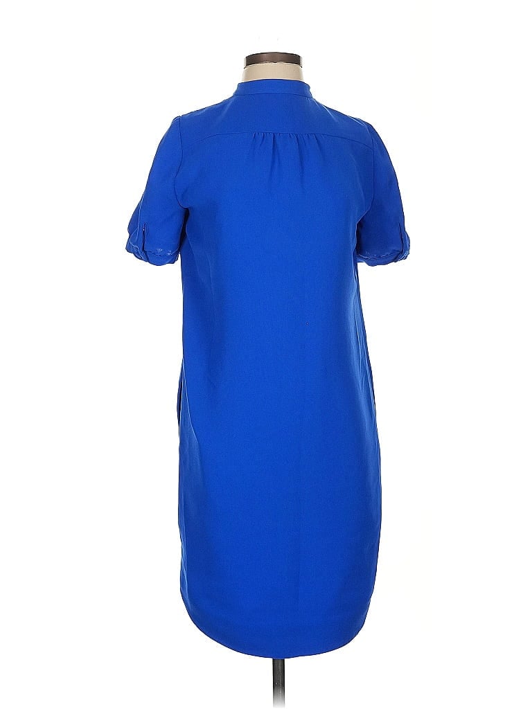 Pre-owned J.crew Factory Store Casual Dress In Blue