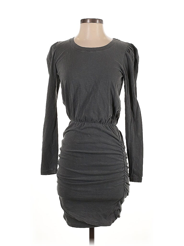 Sundry Solid Gray Casual Dress Size XS - photo 1