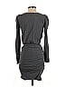 Sundry Solid Gray Casual Dress Size XS - photo 2